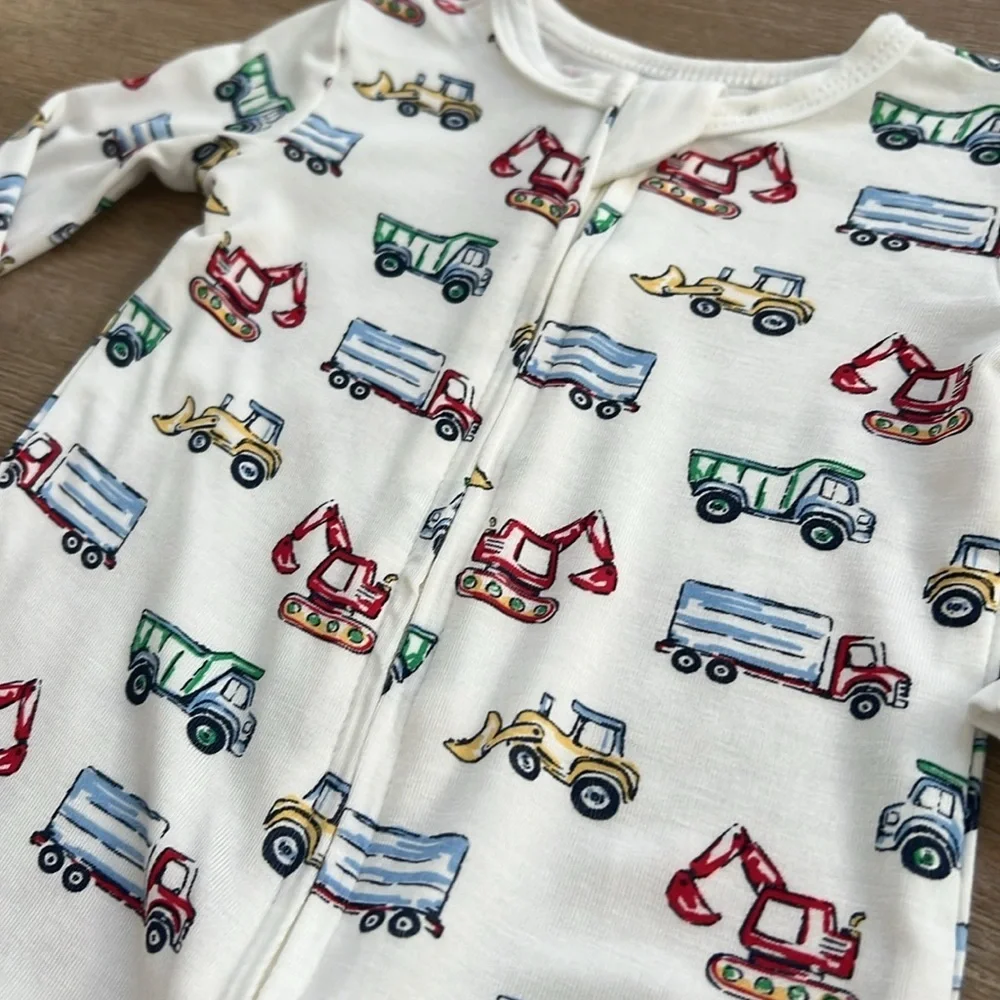 Little Me Baby Boy Bamboo Footie Sleeper with Hat 3 9 months